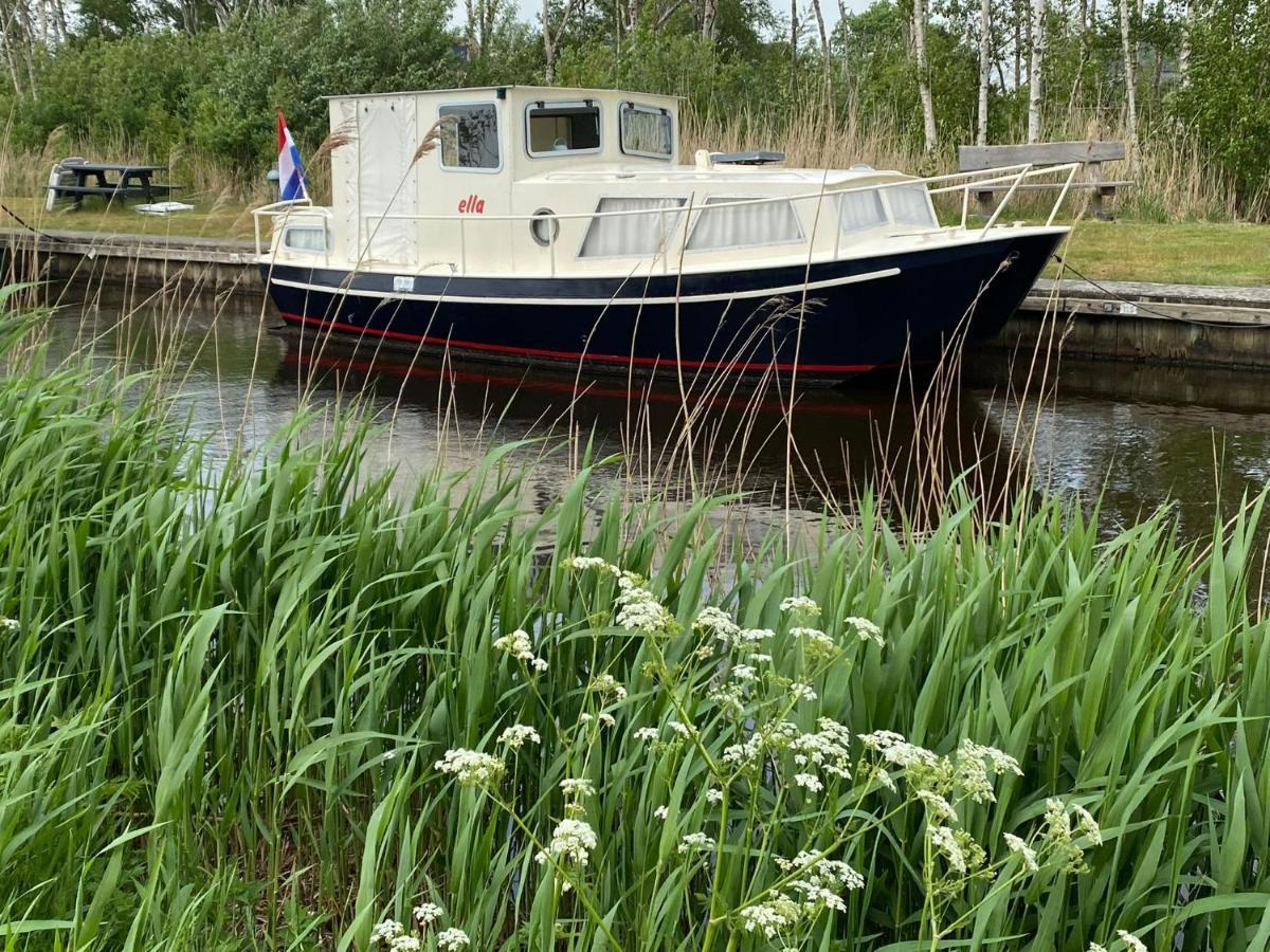 Boat Ella - Kamperen Op Het Water -Niet Om Mee Te Varen -Read Host Profile-Lees Hostprofiel Jutrijp Exteriér fotografie